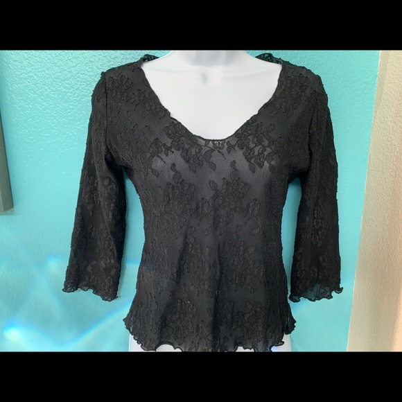 Tops - Black Lace Top